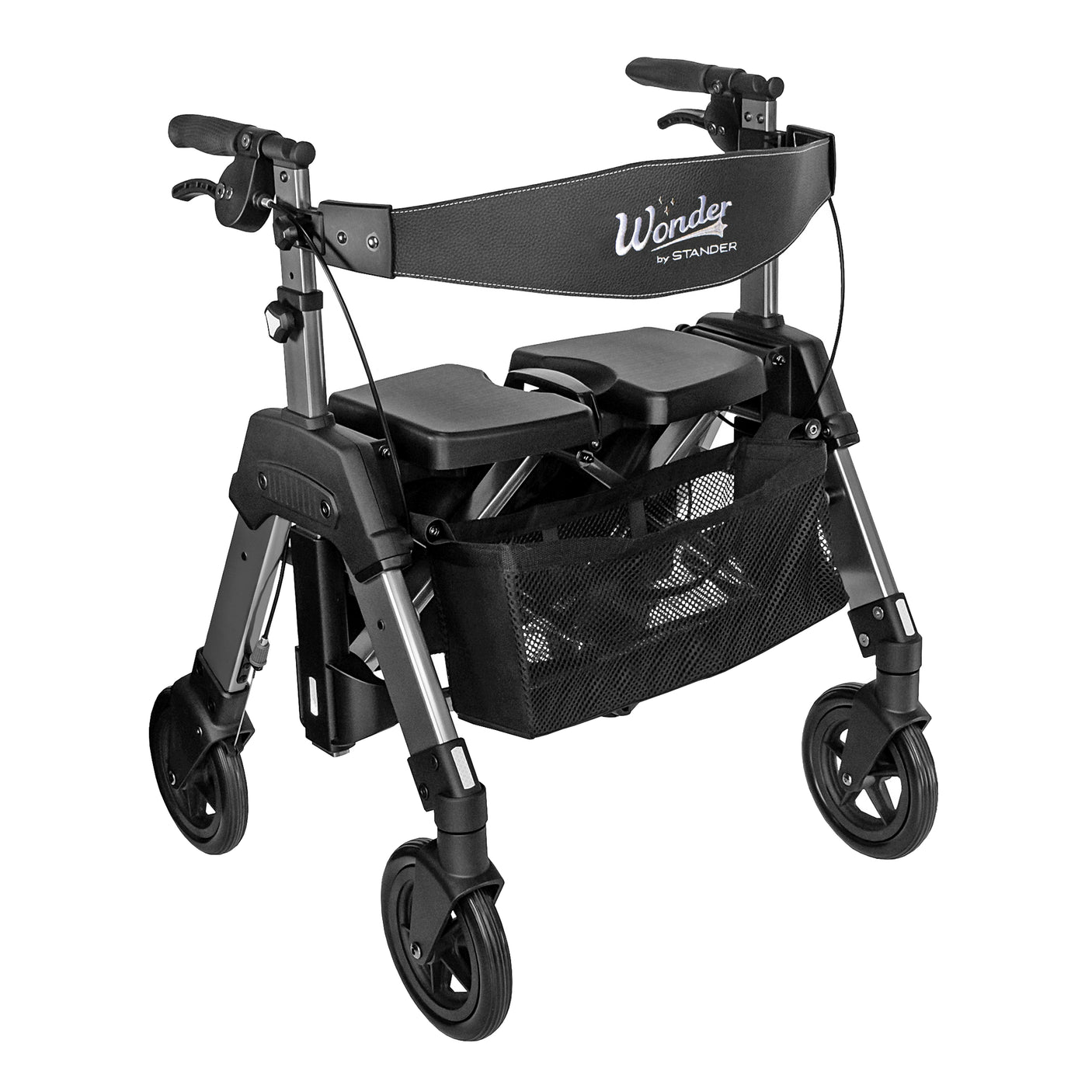 WONDER XXL Rollator – Ekstra stærk og bred rollator op til 204 kg
