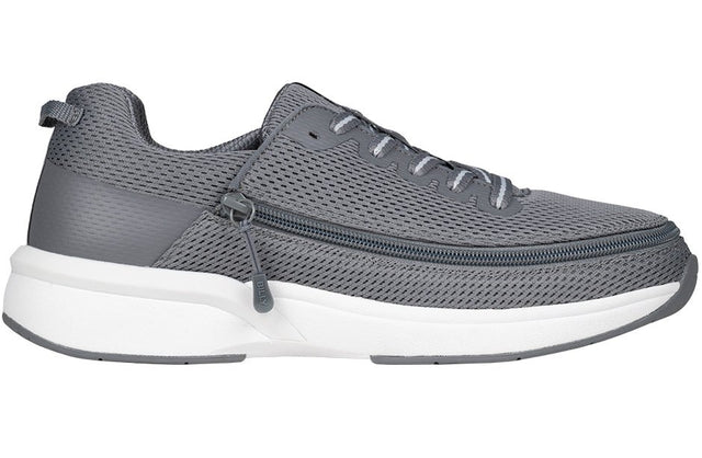 BILLY Limitless Herresko – Ekstra bred & åndbar Sneakers (Grå) - Seniorpleje - Sko & støvler med lynlås - BILLY - BM25179-010(XDR41) - - 41 (EKSTRA BRED) -
