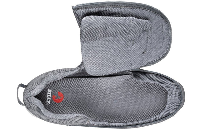 BILLY Limitless Herresko – Ekstra bred & åndbar Sneakers (Grå) - Seniorpleje - Sko & støvler med lynlås - BILLY - BM25179-010(XDR41) - - 41 (EKSTRA BRED) -