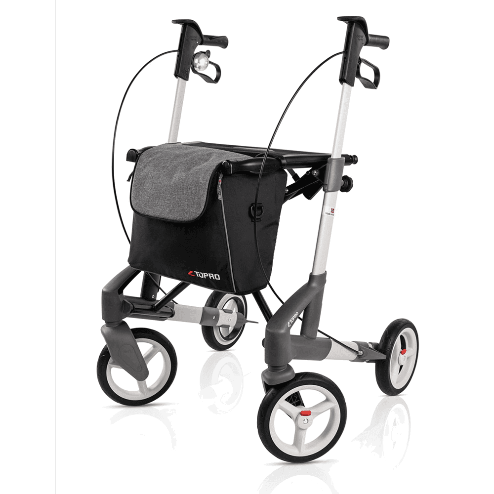 Black Week | Troja 5G Rollator – Elegant Design & Høj Funktionalitet - Seniorpleje - Udendørs rollator - topro - - -