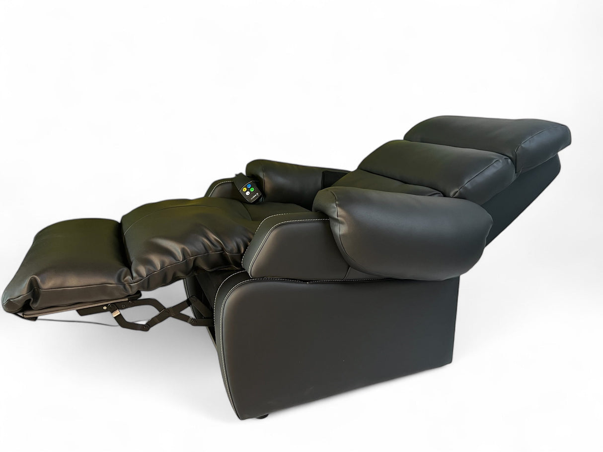 ”COCOON” Dual Motor, hvile og løftestol - Luksus og komfort i Ét. Perfekt seniorstol! - Seniorpleje - Lænestole - INNOV'SA - INNO - CR2M_L44NOIR (PU) - Sort (kunstlæder) - Sædebredde 44 cm -