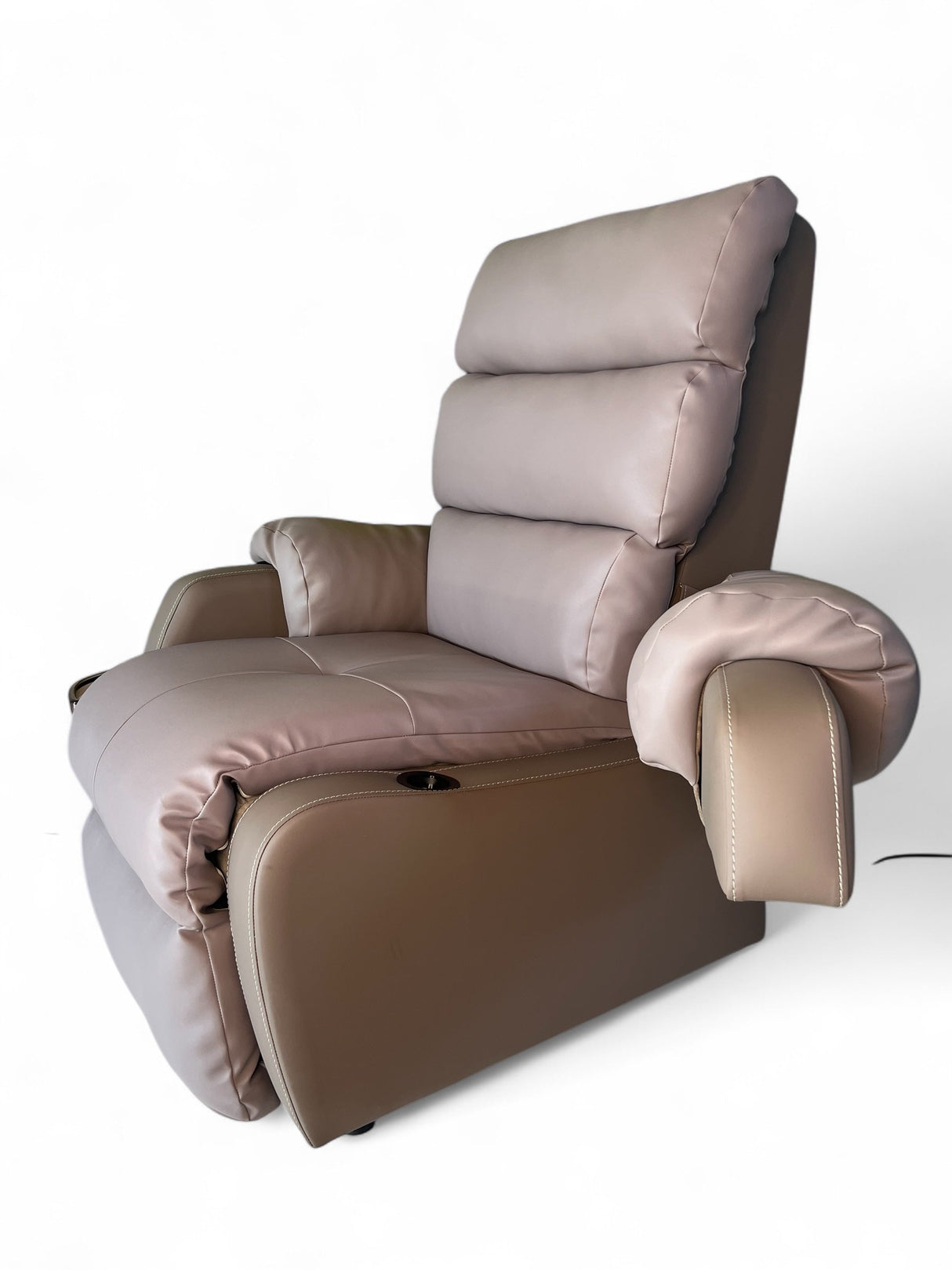 ”COCOON” Dual Motor, hvile og løftestol - Luksus og komfort i Ét. Perfekt seniorstol! - Seniorpleje - Lænestole - INNOV'SA - INNO - CR2M_L44NOIR (PU) - Sort (kunstlæder) - Sædebredde 44 cm -