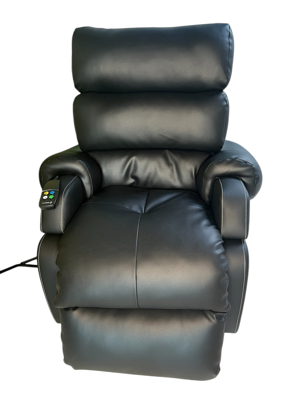”COCOON” Dual Motor, hvile og løftestol - Luksus og komfort i Ét. Perfekt seniorstol! - Seniorpleje - Lænestole - INNOV'SA - INNO - CR2M_L44NOIR (PU) - Sort (kunstlæder) - Sædebredde 44 cm -