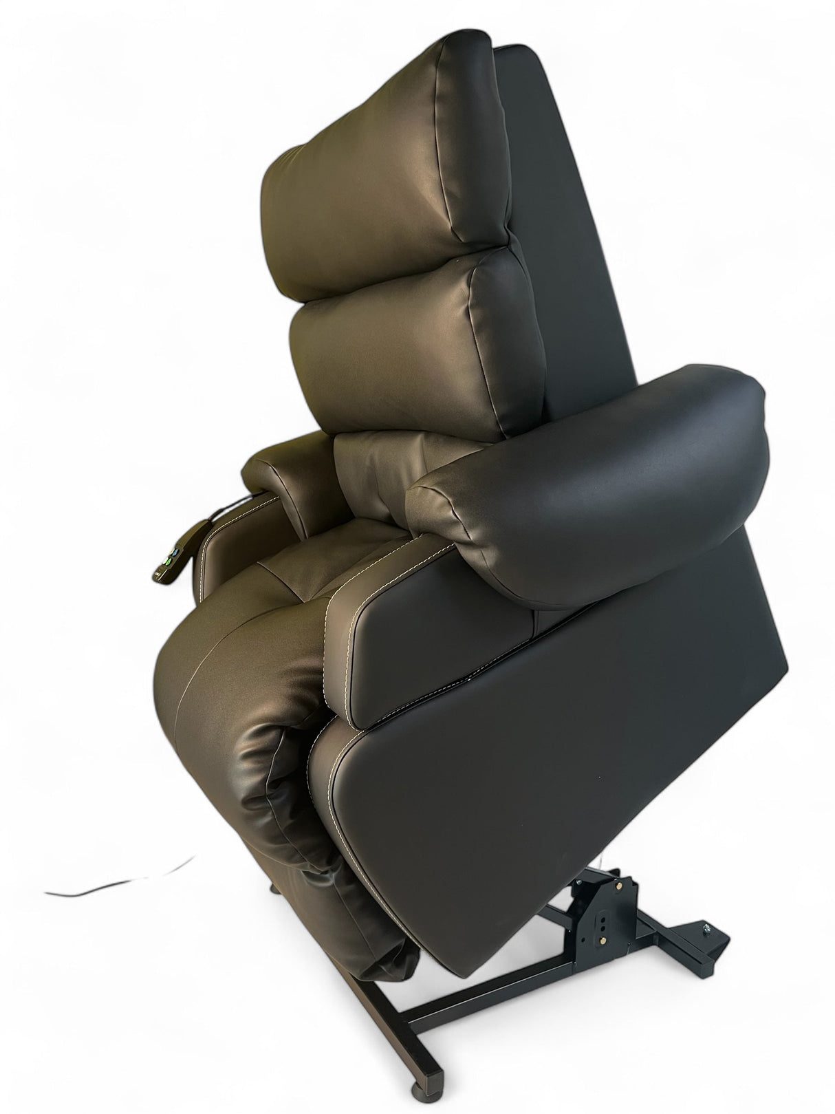 ”COCOON” Dual Motor, hvile og løftestol - Luksus og komfort i Ét. Perfekt seniorstol! - Seniorpleje - Lænestole - INNOV'SA - INNO - CR2M_L44NOIR (PU) - Sort (kunstlæder) - Sædebredde 44 cm -