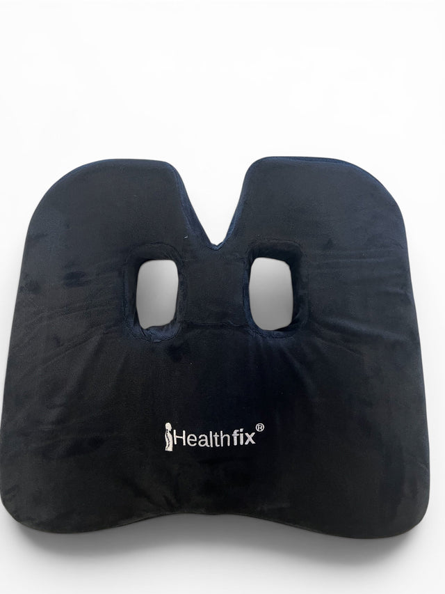 ErgoCurve – ergonomisk siddepude til skåleformede bilsæder - Seniorpleje - Halebenspuder - Healthfix GmBh - SPL-Heal07 - - Sort -