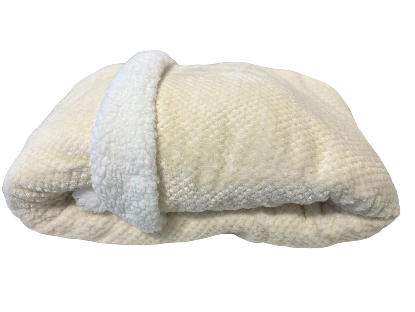 Hyggetæppe - Ren luksus! Tyk, blød og vamset (150 x 200) Den perfekte gave! 6 farver - Seniorpleje - Hyggetæppe - Seniorpleje - SPL - MIU01 - Råhvid/Beige -