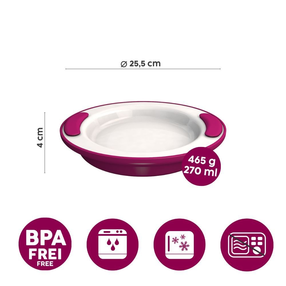 KEEP WARM – Varmetallerken der holder din mad varm eller kold længere. GRÅ - Seniorpleje - Ergonomiske drikkekopper - Ornamin - ORN-M201-27 - -