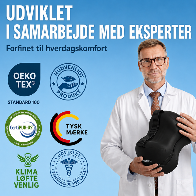 "Side-Sleeper" Knæpude | Ergonomisk & justerbar knæpude til side-sovere