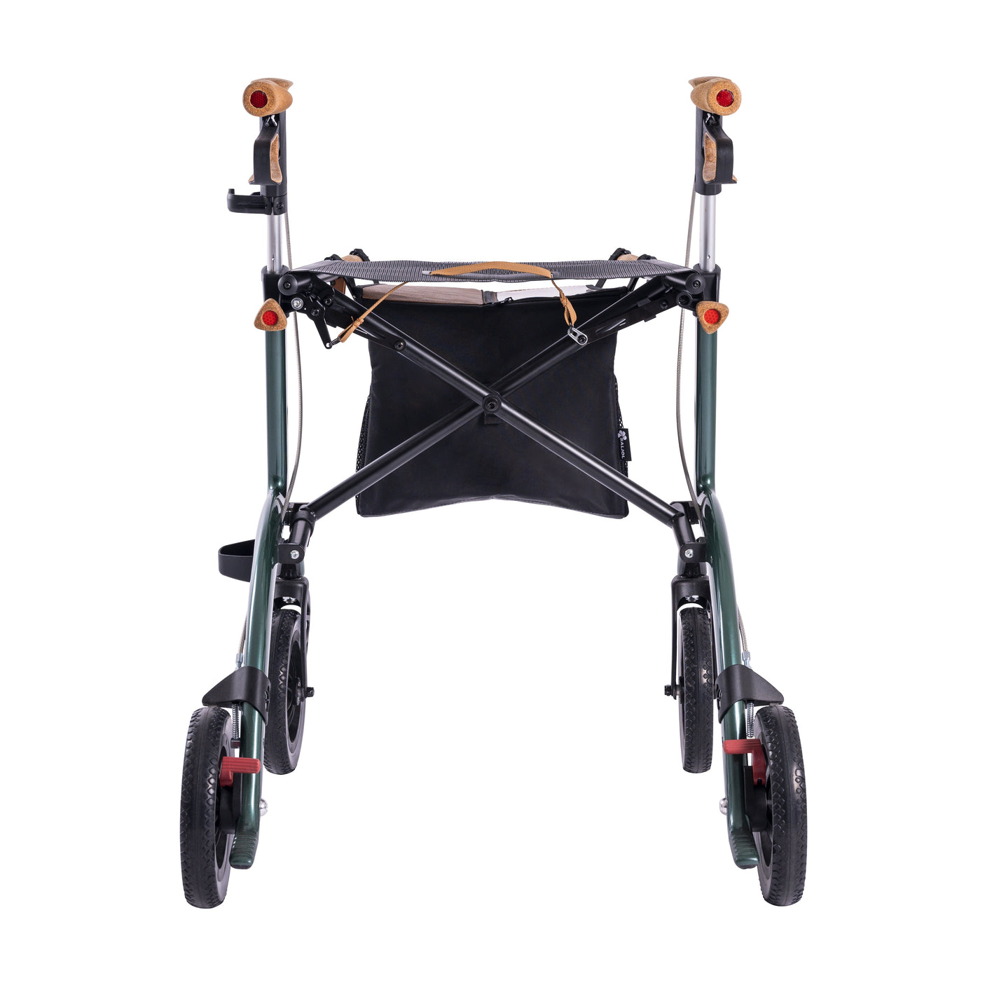 Luksus” kulfiber rollator -unikt tysk design og ultra letvægtsrollator. - Seniorpleje - Udendørs rollatorer - Saljol - - Sølv - -