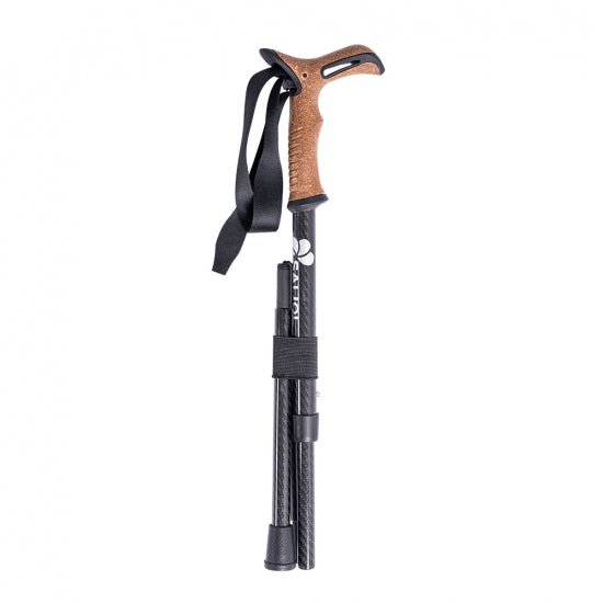 "SALJOL CARBON" Foldbar stok – Eksklusiv støtte til den aktive senior - Seniorpleje - Foldbar stok - Saljol - SAJ - 4058789012529 -