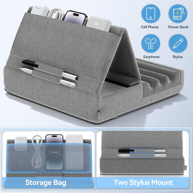 SOFT BOARD – Ergonomisk justerbart bord & blød støtte (passer til IPAD + bøger mm) - Seniorpleje - Computerbord - Seniorpleje - SPL-RYS01 - -