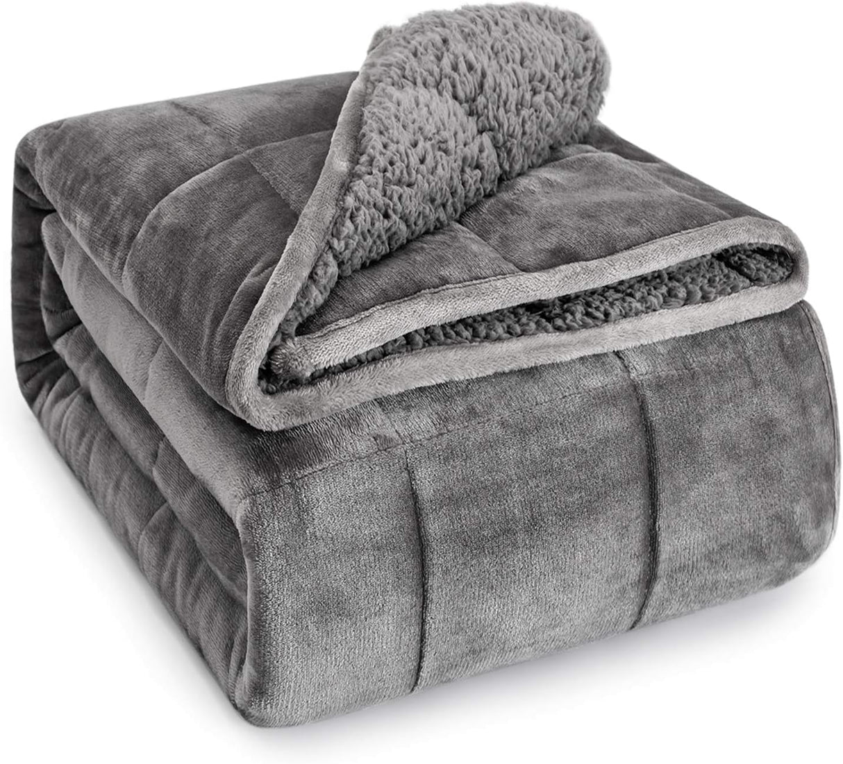 Tyngdetæppe - Blød og vamset. 7 kg. (135 x200) Få en rolig nattesøvn! - Seniorpleje - Tyngdedyne - Seniorpleje - SPL-WOLT01 - - Sort -
