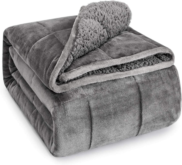 Tyngdetæppe - Blød og vamset. 7 kg. (135 x200) Få en rolig nattesøvn! - Seniorpleje - Tyngdedyne - Seniorpleje - SPL-WOLT01 - - Sort -