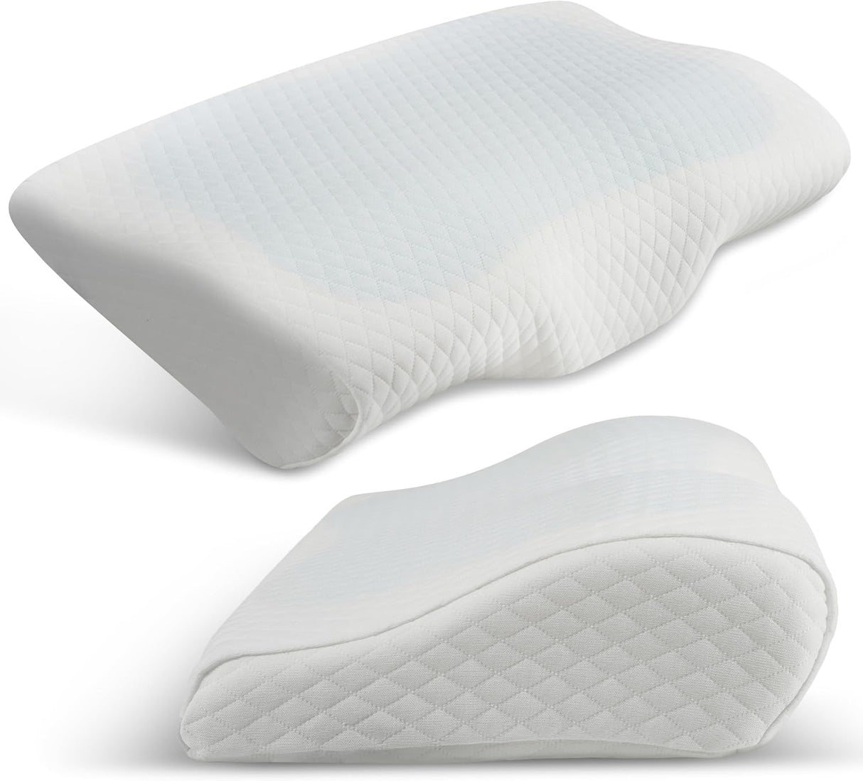 "WINTER" - Den ultimative ergonomiske hovedpude med kølende gel & skum - Seniorpleje - Hovedpude - Seniorpleje - SPL - HIB01 -