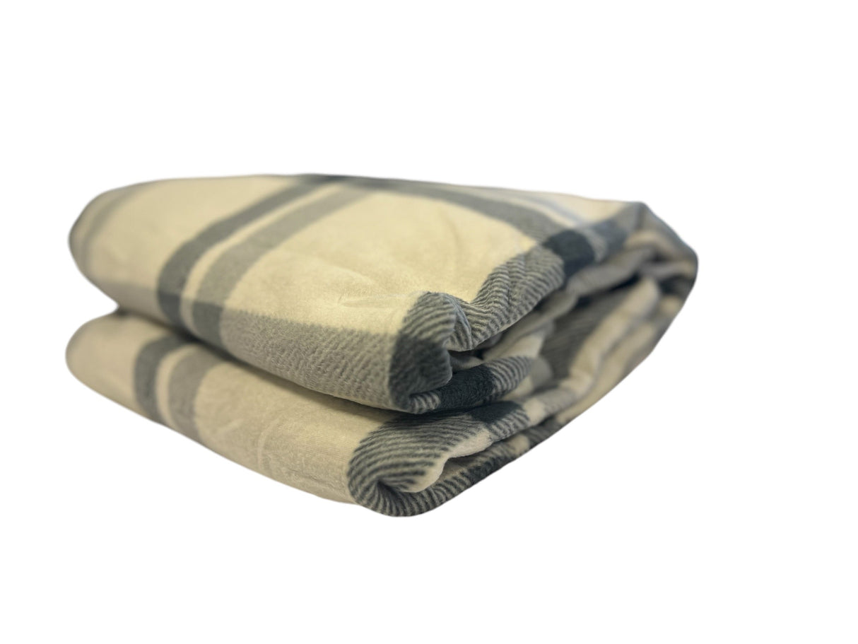 XL - Poncho i Blød Babyfleece - Multifunktionelt Poncho og Tæppe i Én - Seniorpleje - Poncho - Seniorpleje - SPL - SIV03 - GRÅ -