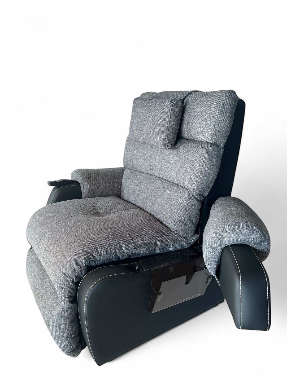 "XXL COCOON" Læne/hvilestol. Sædebredde 65 cm. Beriatrisk. Hæve/sænke funktion - Seniorpleje - seniorstol - INNOV’SA - INNO - XXLTAUPE/LysbrunPU - Taupe/Lys Brun PU (kunstlæder) -