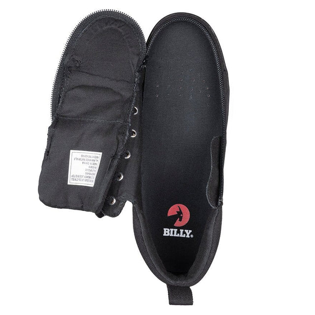 BILLY- “BLACK SNEAKER”- Klassisk, smart lynlåssko (Dame/Women, BRED model) - Seniorpleje - Sko med lynlås - Seniorpleje - BW22135-003(WDR36.5) - 36.5 BRED - -