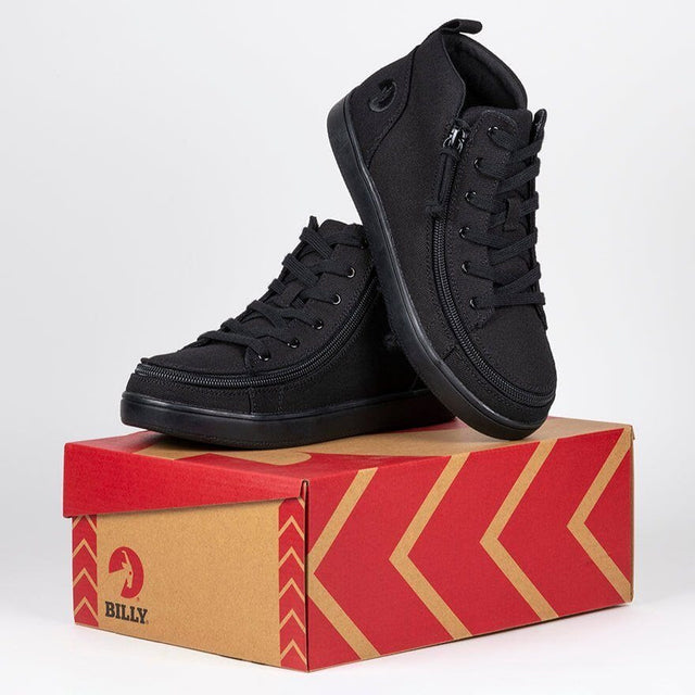 BILLY- “BLACK SNEAKER”- Klassisk, smart lynlåssko (Dame/Women, BRED model) - Seniorpleje - Sko med lynlås - Seniorpleje - BW22135-003(WDR36.5) - 36.5 BRED - -