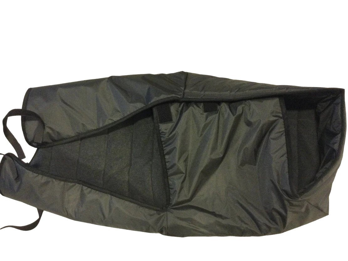 Overtræk til ben med indvendig fleece - til kørestolsbruger. Onesize. 2 farver. - Seniorpleje - Regntøj til ben - Orgaterm - OGT-226954 - PINK/GRÅ - -