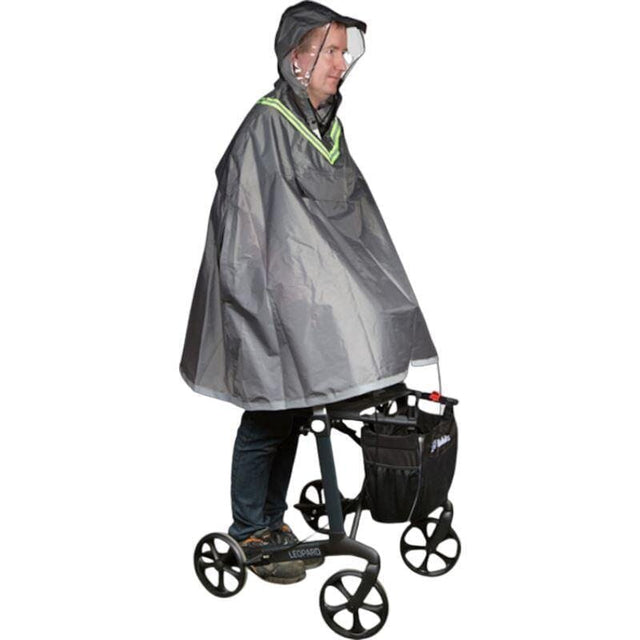 Regnslag/ponchos til rollatorbrugere - Onesize. Med reflekser. Køb her! - Seniorpleje - Beklædning - Mobilex - MBX-279013 - - -