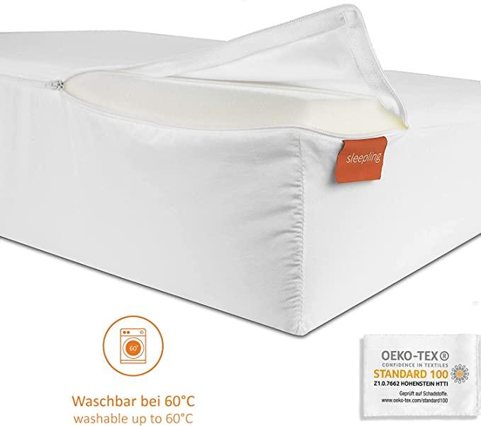 Skråpude/ kilepude til elevering af hoved, krop & ben. 15x45x90 cm. Allergivenlig - Seniorpleje - Skråpuder - Seniorpleje - SLEEPAMZ-02 - - -