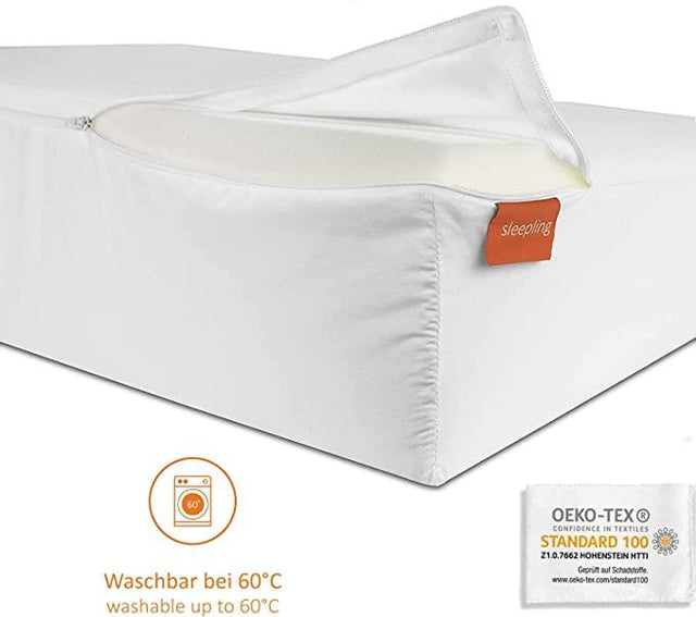 Skråpude/ kilepude til elevering af hoved, krop & ben. 15x45x90 cm. Allergivenlig - Seniorpleje - Skråpuder - Seniorpleje - SLEEPAMZ-02 - - -