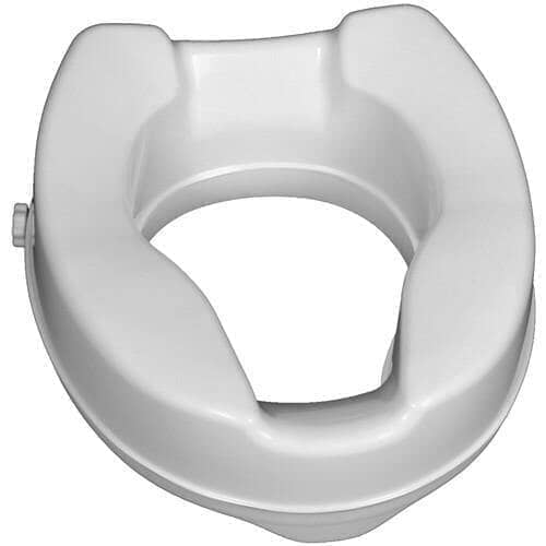 Toiletforhøjer uden låg, fra 5 til 15 cm. Smart og let at rengøre. Køb den her! - Seniorpleje - Toiletforhøjere - Mobilex - MBX-301104 - 10 cm - -