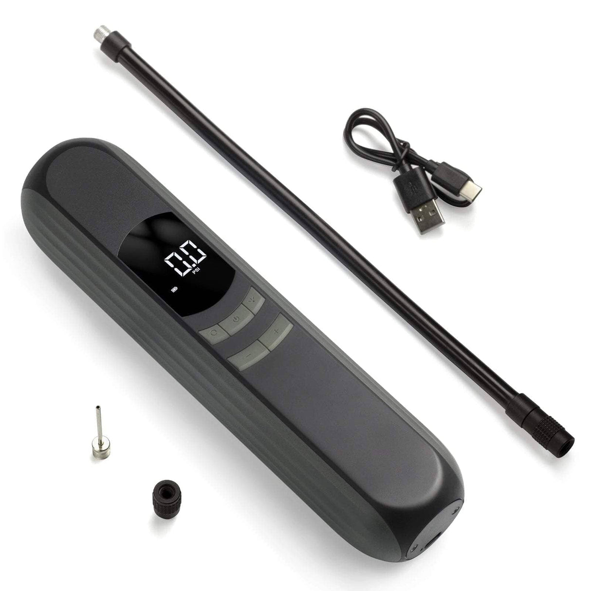 Transportabel & genopladelig luftpumpe - ultra højt tryk. Smart & handy model - Seniorpleje - Luftpumpe - Rehasense - RHS-EBE01D - - -