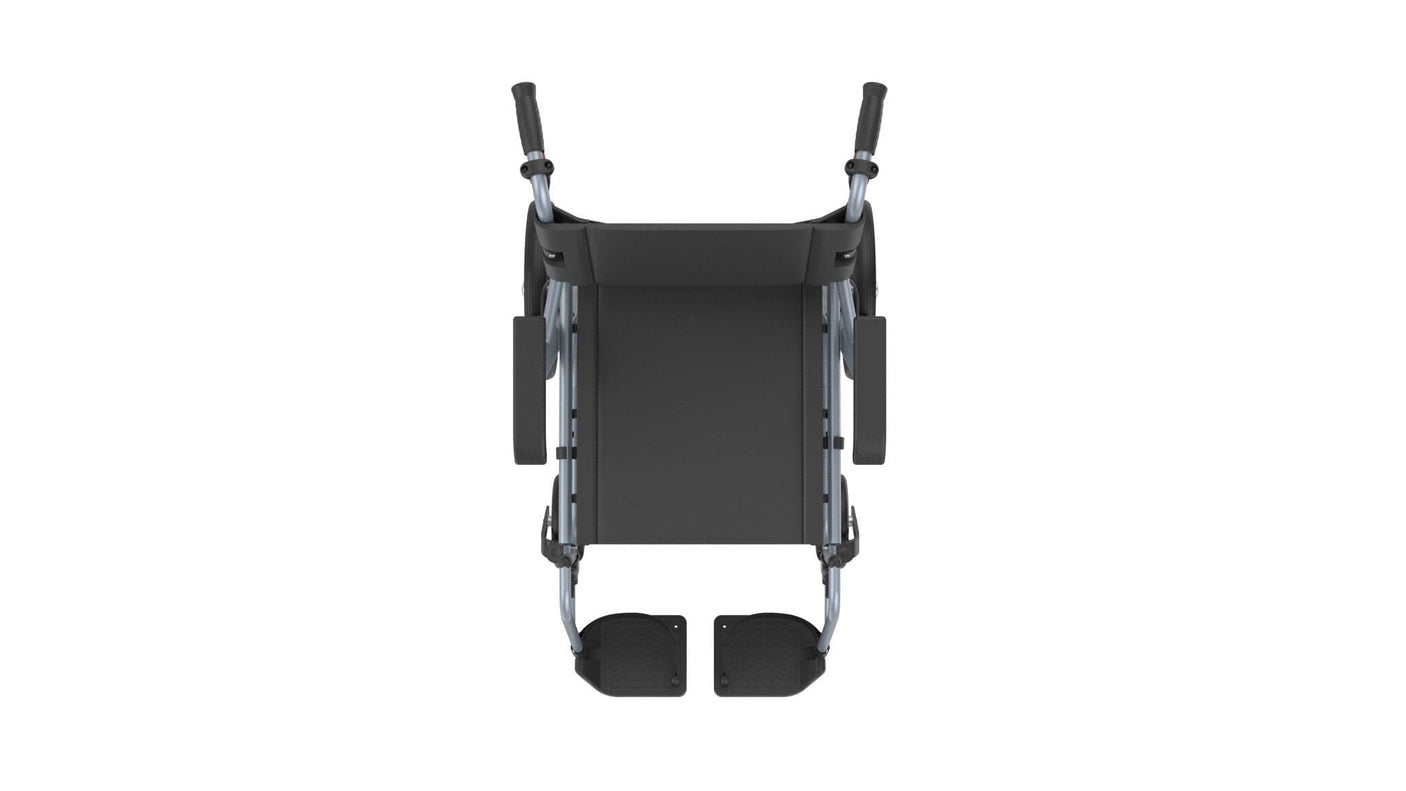 “TRAVEL-LIGHT” ICON35 letvægts rejse-kørestol (8,2 kg). Foldbar & fylder minimalt. - Seniorpleje - Rehasense - RHS-RWB35D4IB0 - 45 cm - -