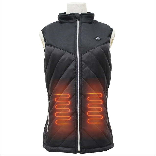 "WARM ME" Opvarmelig vest til Kvinder - Trådløs varme og stilfuld komfort, inkl powerbank - Seniorpleje - overtøj - OUTCHAIR - OUT-8001 - S/M - -
