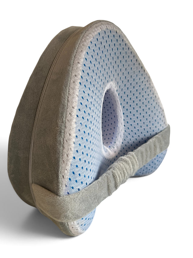 Luxury Knee Pillow - for side sleepers. Soft and cooling with elastic.