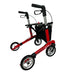 “ATHLON SL”, kulfiber rollator - Super lækker, smart og ultra let. Vejer kun 5,1 kg - Seniorpleje - Udendørs rollatorer - Rehasense - RHS-CRSGL600UP - Grå med bløde hjul -62 cm. -