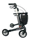 “ATHLON SL”, kulfiber rollator - Super lækker, smart og ultra let. Vejer kun 5,1 kg - Seniorpleje - Udendørs rollatorer - Rehasense - RHS-CRSGL600UP - Grå med bløde hjul -62 cm. -