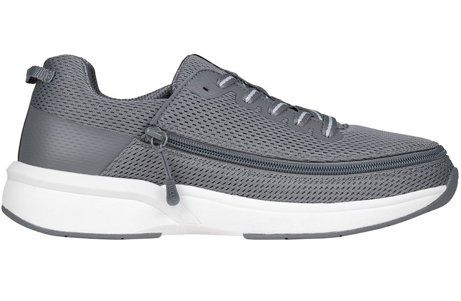 BILLY Limitless Herresko – Ekstra bred & åndbar Sneakers (Grå) - Seniorpleje - Sko & støvler med lynlås - BILLY - BM25179-010(XDR41) -  - 41 (EKSTRA BRED) - 