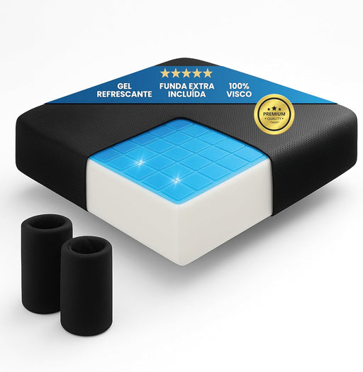 COOL SEAT ergonomisk kørestolspude med kølende gel 45 x 43 x 7 cm - Seniorpleje - Kørestolspuder - Seniorpleje - SPL-DAYM01 -  - 