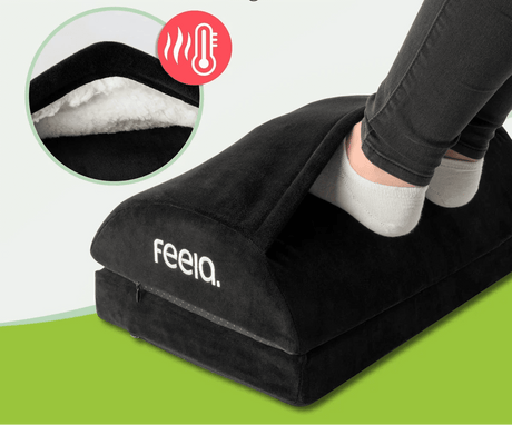 FEELA FEET – Ergonomisk fodstøtte med indbygget "varme-lomme" - Seniorpleje - Fodstøtter - FEEL-202405S