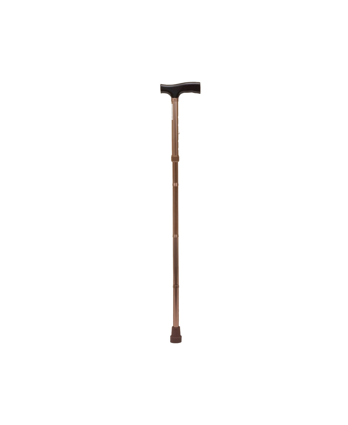 Foldbar stok i bronze –Let, justerbar og skridsikker vandrestok - Seniorpleje - Stokke - MOBIAK - MOK-0806523 -  - 
