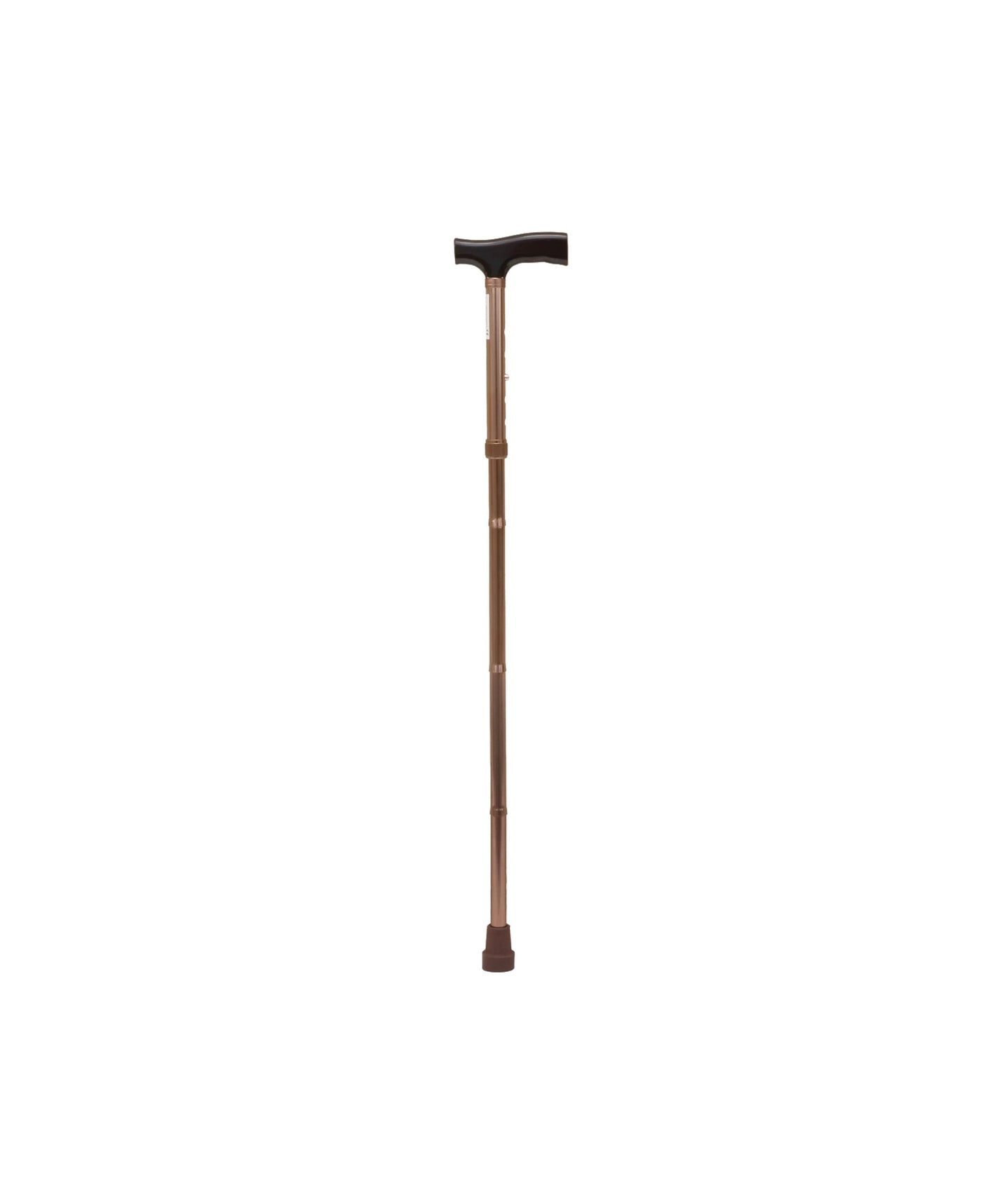 Foldbar stok i bronze –Let, justerbar og skridsikker vandrestok - Seniorpleje - Stokke - MOBIAK - MOK-0806523 -  - 