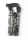 Foldbar stok med hvide blomster – Let, justerbar og skridsikker vandrestok - Seniorpleje - Stokke - MOBIAK -  -  - 