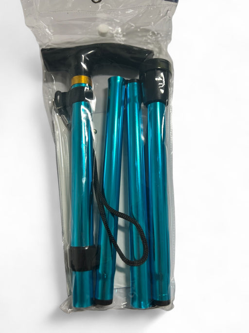 GLITTER foldbar stok – Let, justerbar & elegant gangstok i flere forskellige farver - Seniorpleje - Foldbare stokke - Seniorpleje - SPL-SUPR01 -  - Blå - 