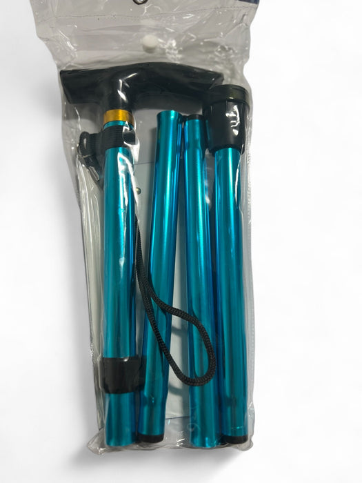 GLITTER foldbar stok – Let, justerbar & elegant gangstok i flere forskellige farver - Seniorpleje - Foldbare stokke - Seniorpleje - SPL-SUPR01 -  - Blå - 