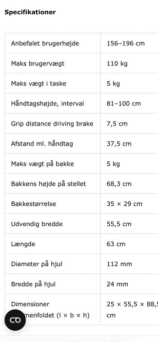 “HESTIA” indendørs gåvogn. Smart, stabil og foldbar. Luksus - model. NYHED - Seniorpleje - Indendørs rollatorer - Seniorpleje - TOPR - 815500 - 