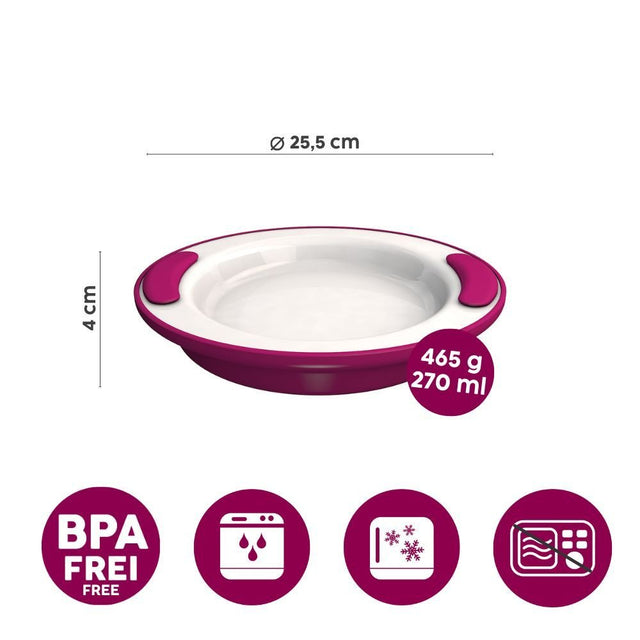 KEEP WARM – Varmetallerken der holder din mad varm eller kold længere. GRÅ - Seniorpleje - Ergonomiske drikkekopper - Ornamin - ORN-M201-27 -  - 