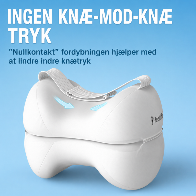 "Side-Sleeper" Knæpude | Ergonomisk & justerbar knæpude til side-sovere