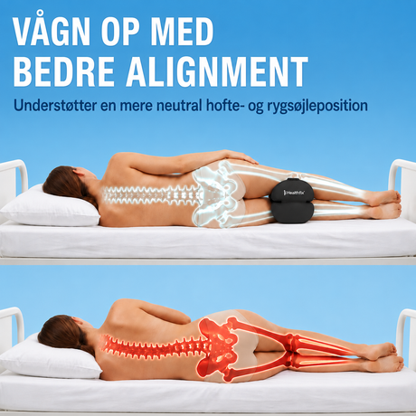Side-Sleeper Justerbar Knæpude til Sidesovere