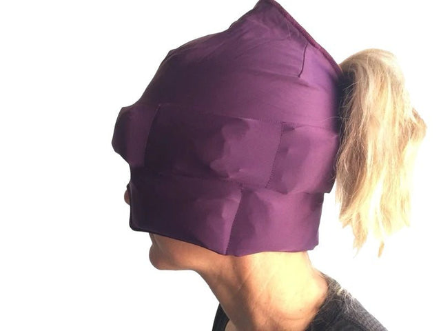 Kølemaske/ kølehætte til hovedsmerter- Genanvendelig. Onesize - Seniorpleje - Migræne maske - Seniorpleje - STRETAMZ-01 - - -