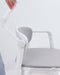 Kombineret toilet - og badestol – Luksuriøs komfort med blødt PU - sæde - Seniorpleje - Toiletforhøjere - Mobilex - MBX - 302013 - 