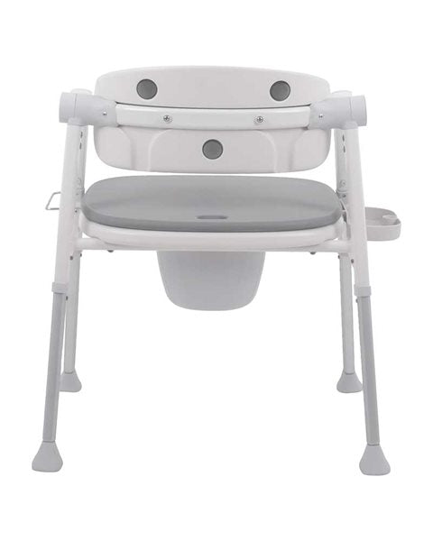 Kombineret toilet - og badestol – Luksuriøs komfort med blødt PU - sæde - Seniorpleje - Toiletforhøjere - Mobilex - MBX - 302013 - 