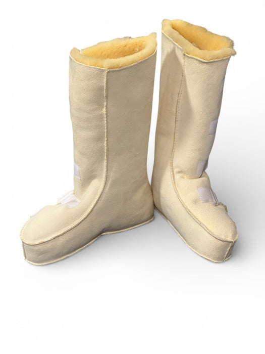 Lammestøvle - Super varm og blød. Lang model med 4 velkrobånd - Seniorpleje - Støvler - Kaiser - KAI-902536 -  - Størrelse 36 - 37 - 