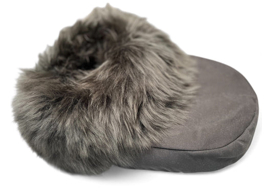Luksus fodvarmer i det blødeste lammeskind. Flere varianter. Max forkælelse! - Seniorpleje - Fodvarmer i lammeskind - Orgaterm - KAI-63005 -  - Grå/antrazit - 